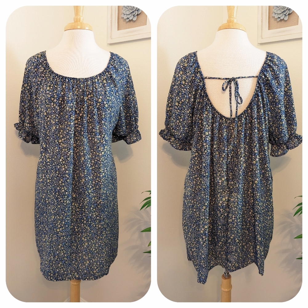 Made With Love Floral Ditsy Mini Dress Multicolor Medium